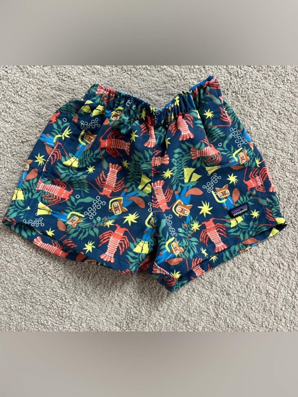 Patagonia baby baggies shorts size 3-6 mos